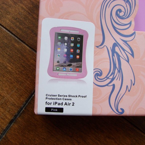 Pink iPad Air 1 or Air 2 Case Shock Proof Protection Case ~ BRAND NEW NWT - Picture 2 of 5